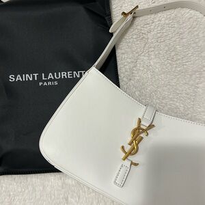 White YSL bag